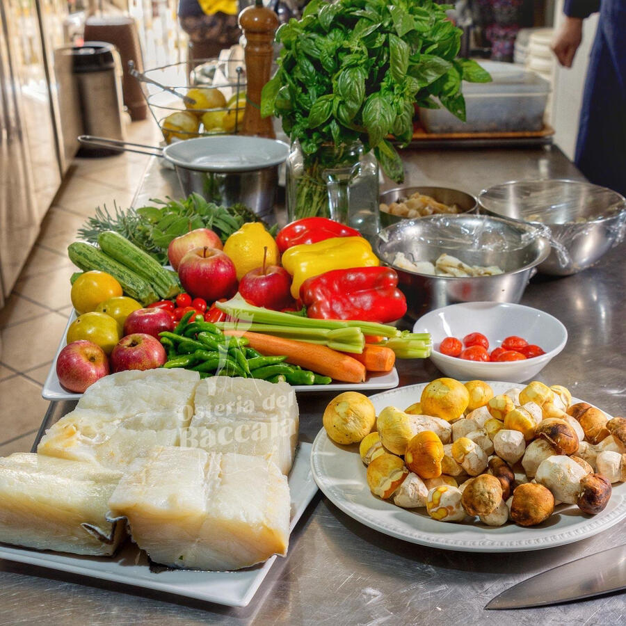 Le nostre materie prime osteria del baccalà