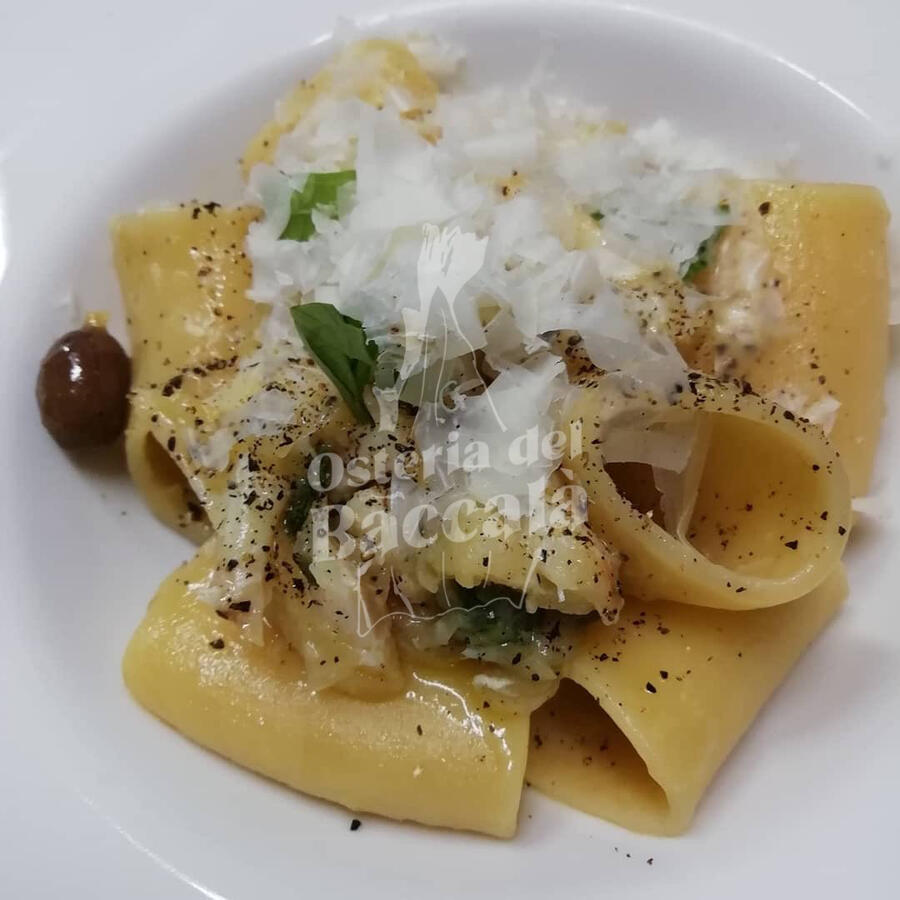 Pacchero alla genovese di baccalà osteria del baccalà