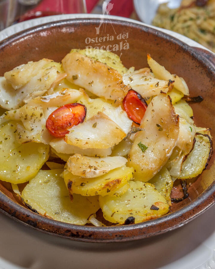Baccalà arracanato osteria del baccalà